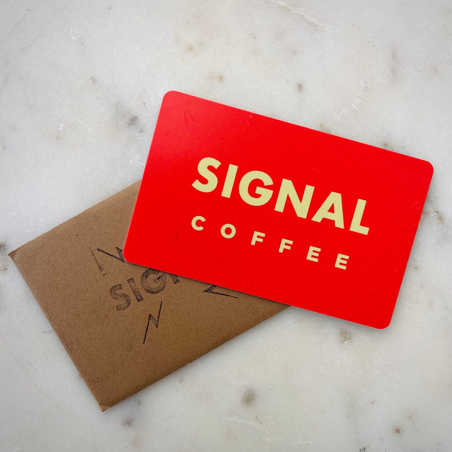 IN-STORE Café SIGNAL GIFT CARD